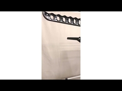 رف تجفيف الغسيل القابل للطي من الفولاذ المقاوم للصدأ 3 طبقات